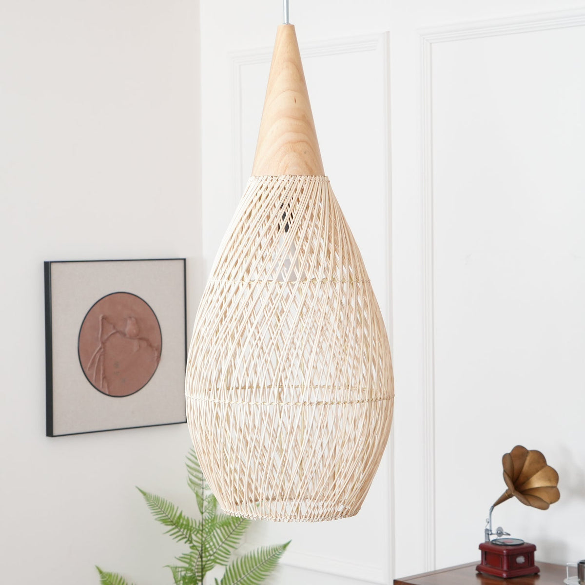 Canirora Hanglamp Rotan Decoratief snoer Geweven