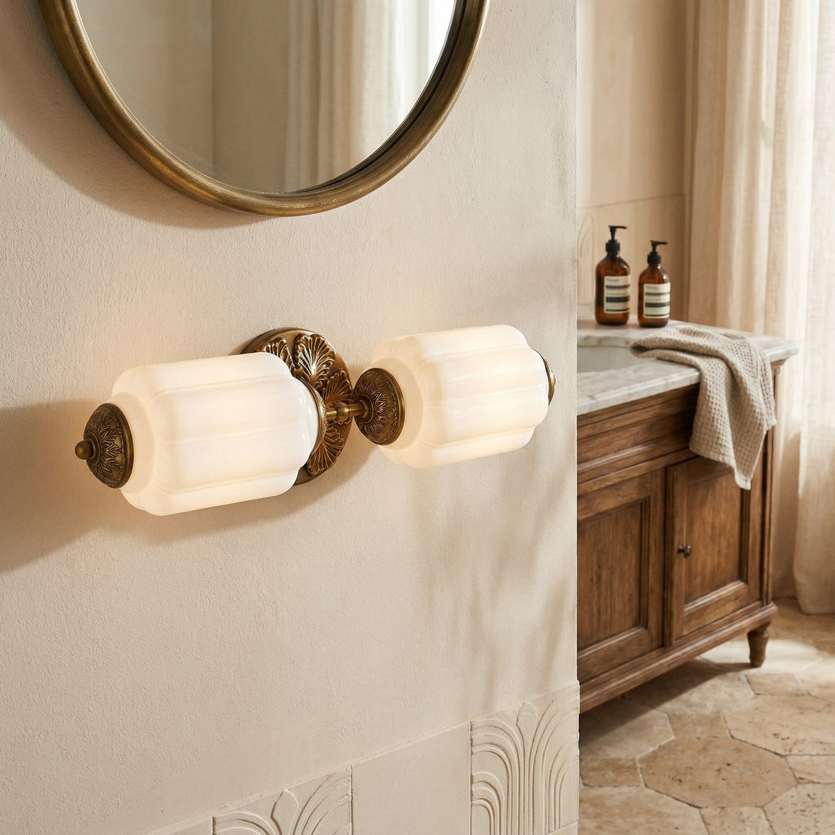 Belvaria wandlamp scallop entree