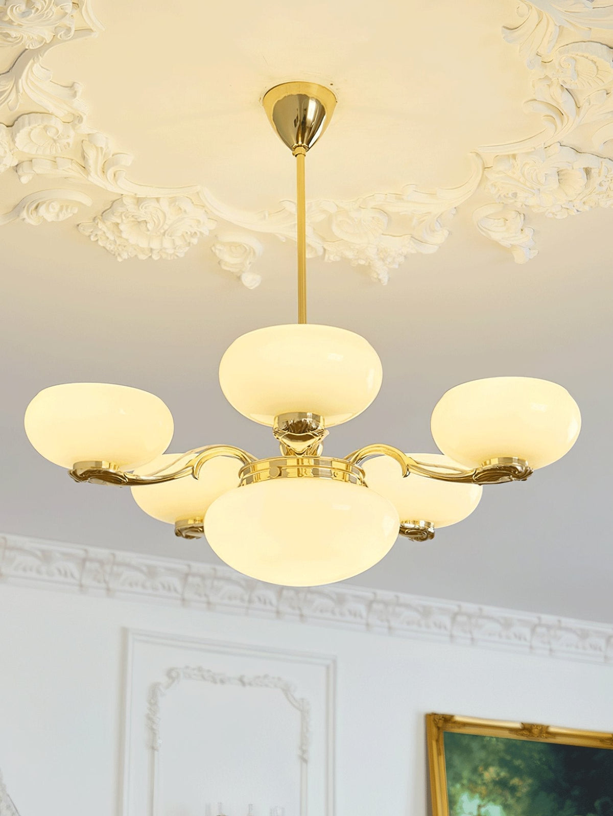 Ethan luxe kroonluchter van glas