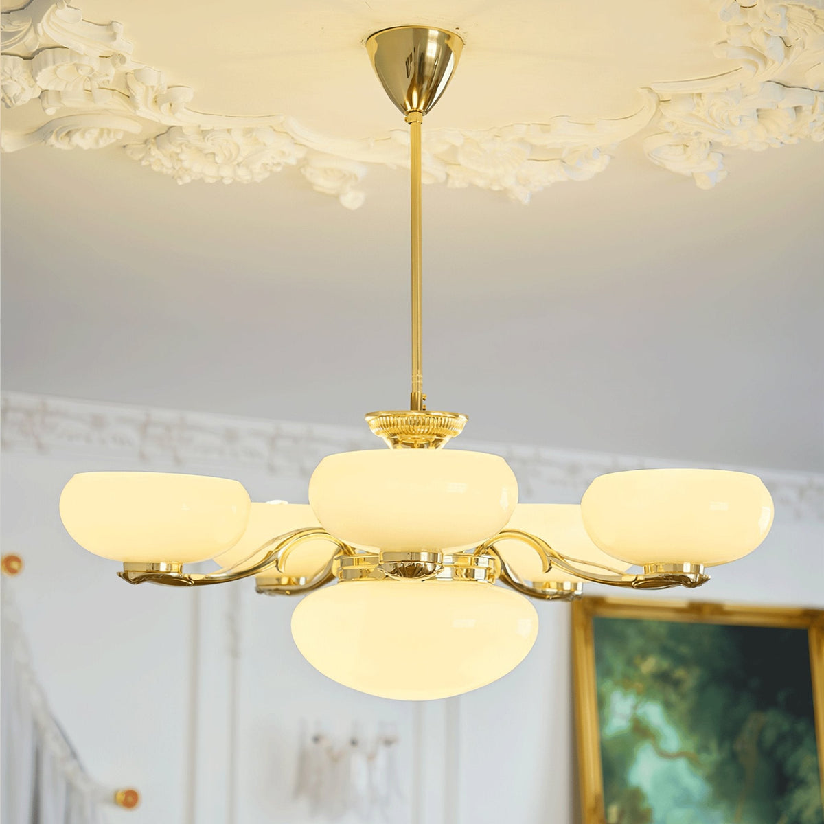 Ethan luxe kroonluchter van glas