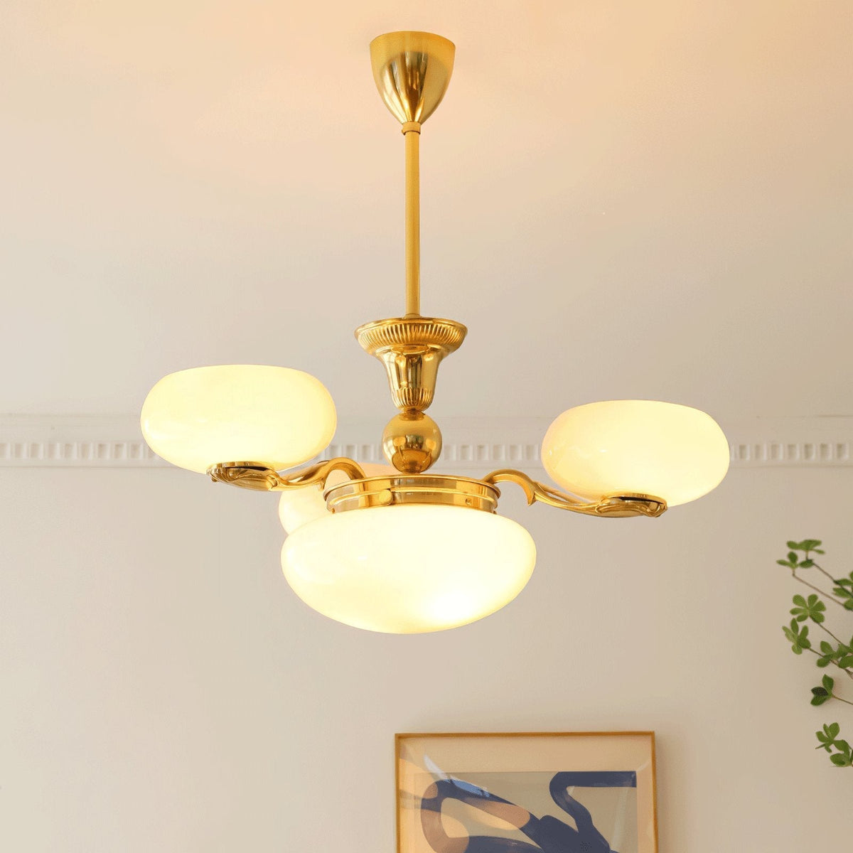 Ethan luxe kroonluchter van glas