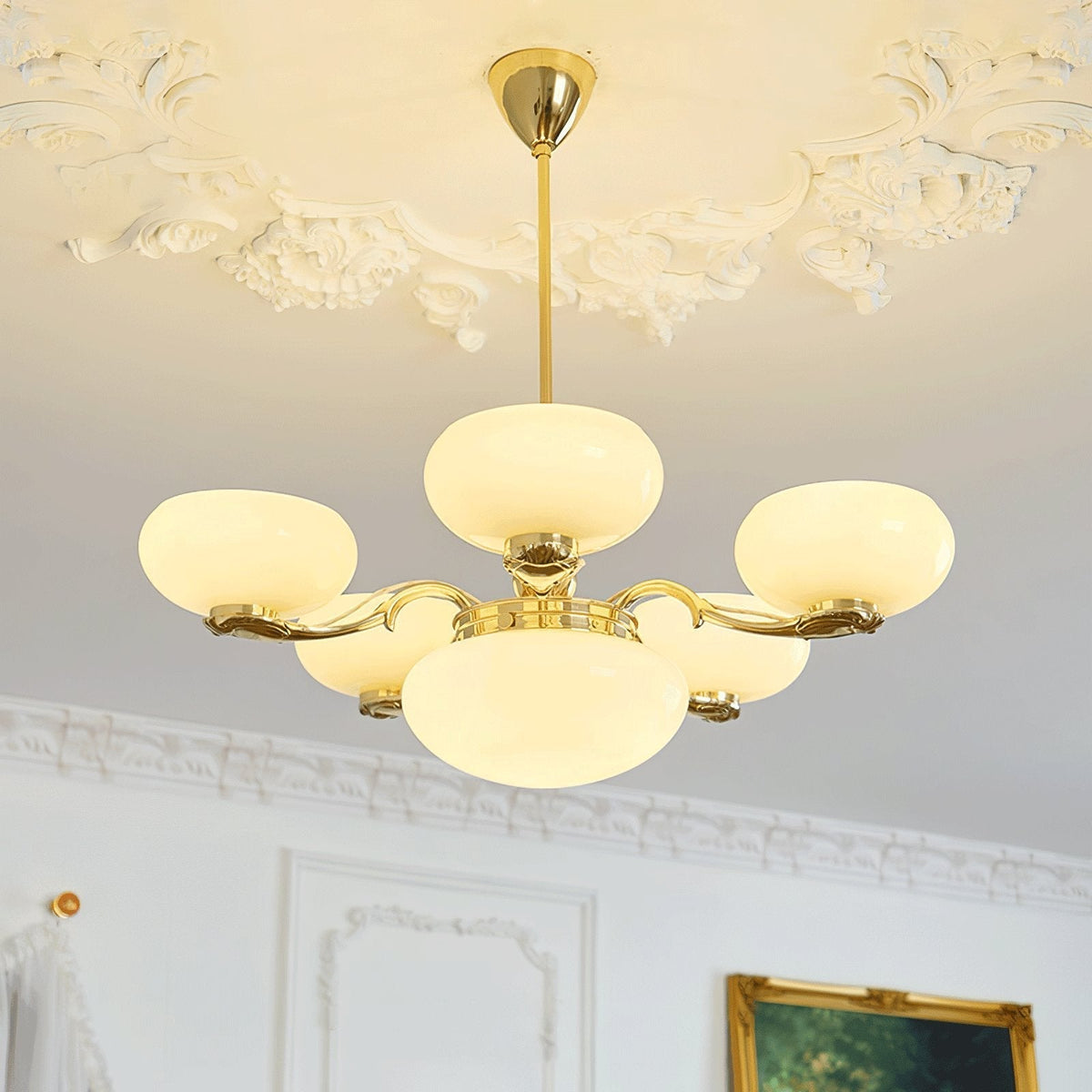 Ethan luxe kroonluchter van glas