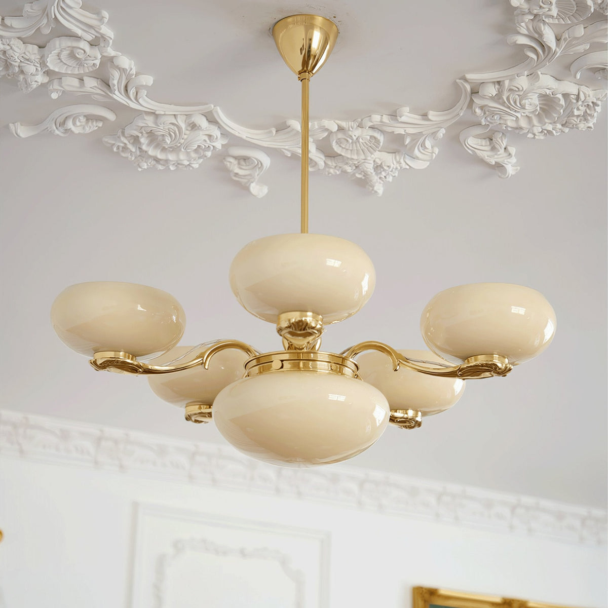 Ethan luxe kroonluchter van glas