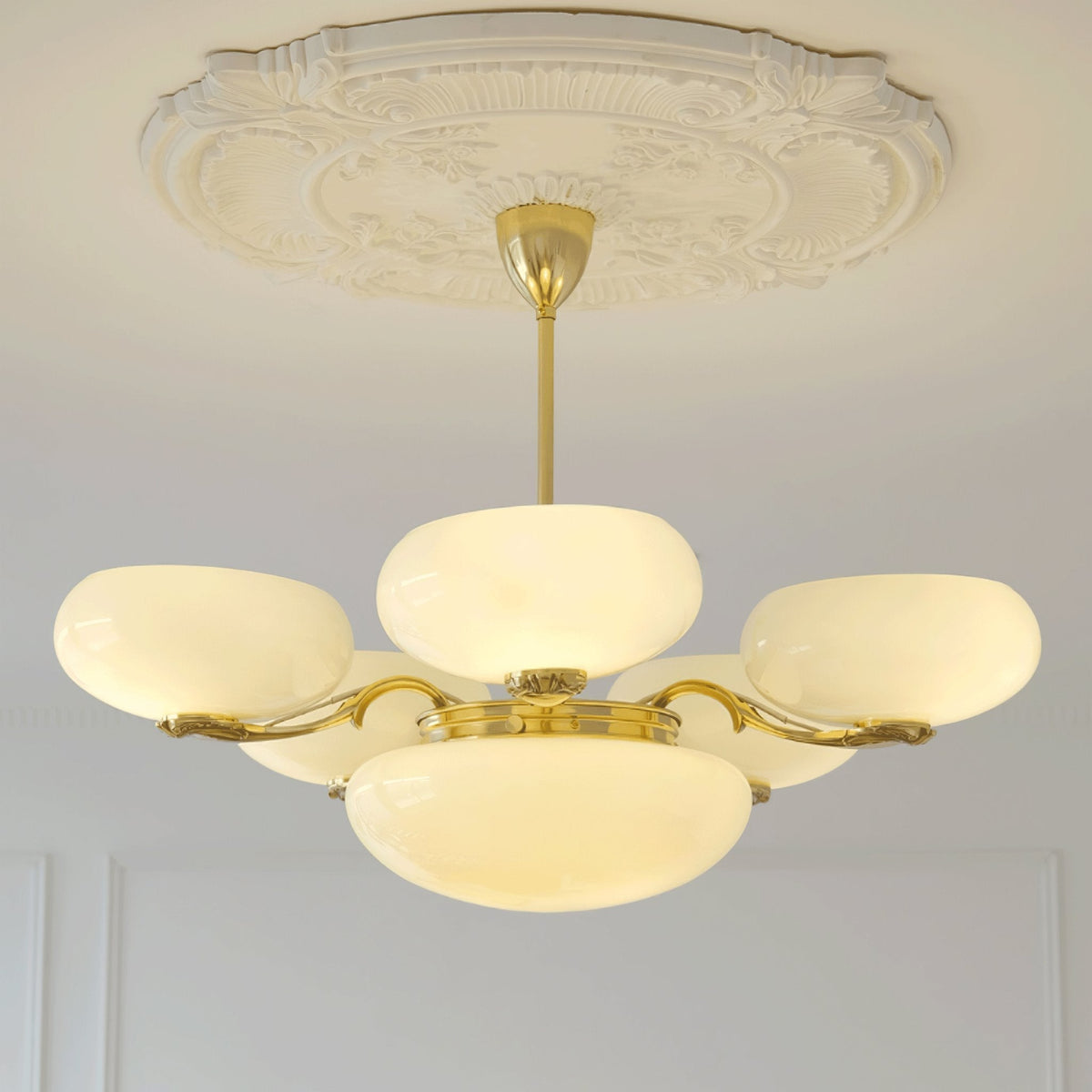 Ethan luxe kroonluchter van glas