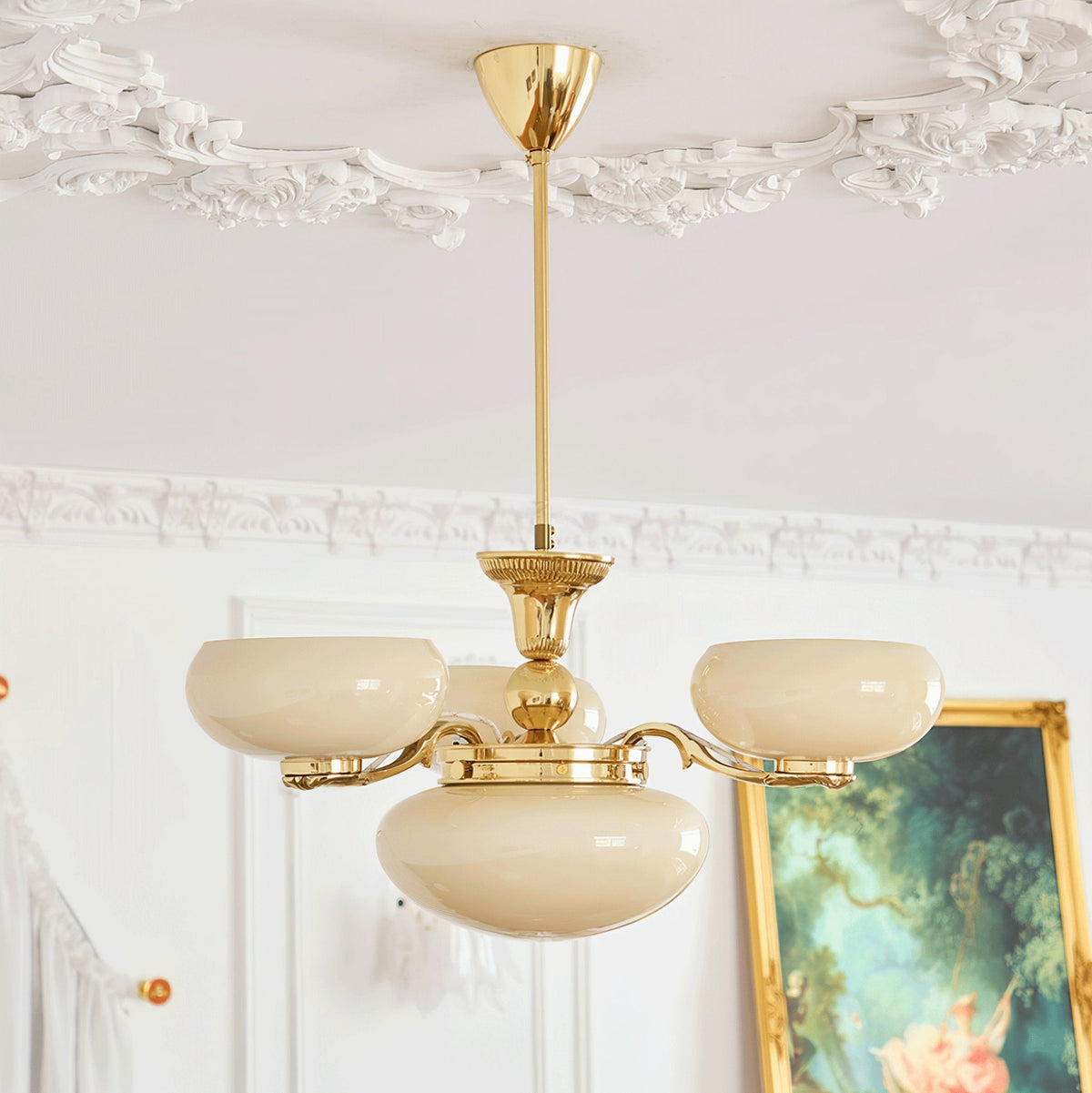 Ethan luxe kroonluchter van glas
