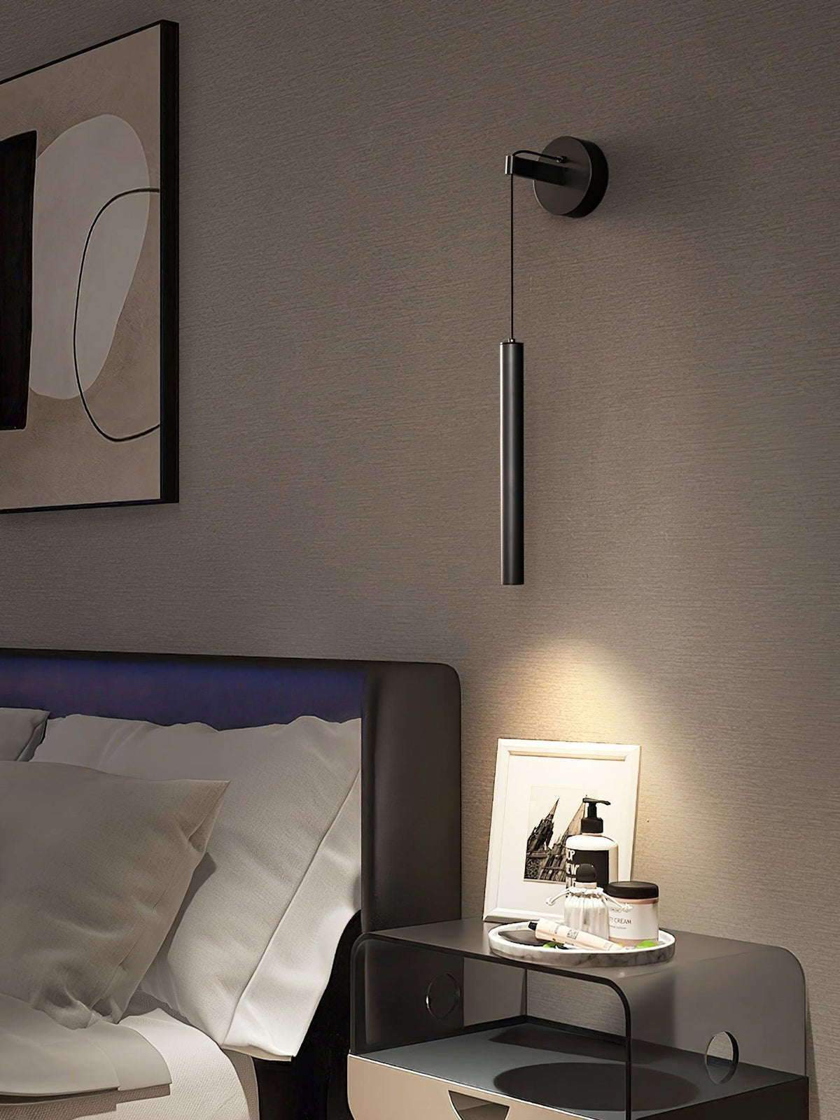 Loxley modern Minimalistisch Lijn Messing Wandlamp
