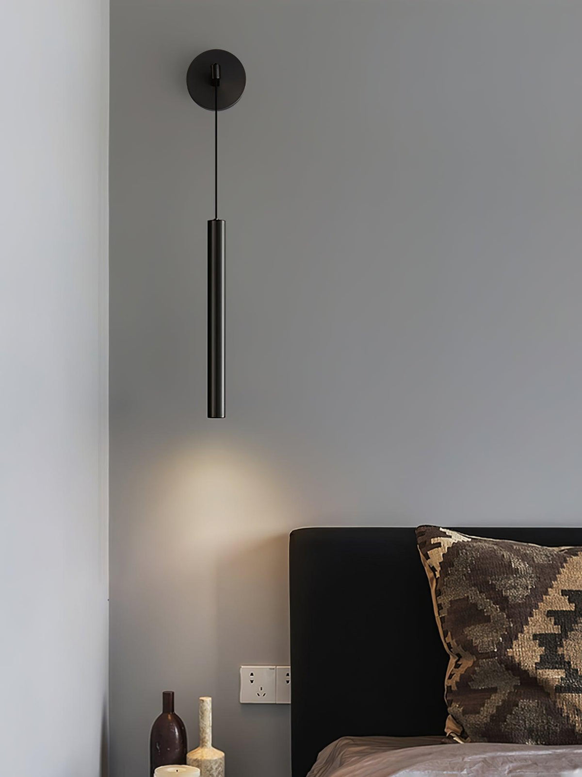 Loxley modern Minimalistisch Lijn Messing Wandlamp