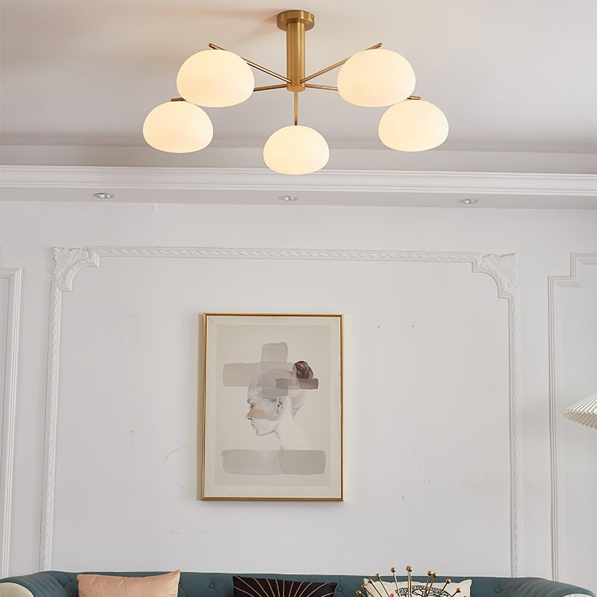 Celeneon Luxe glas Kroonluchter