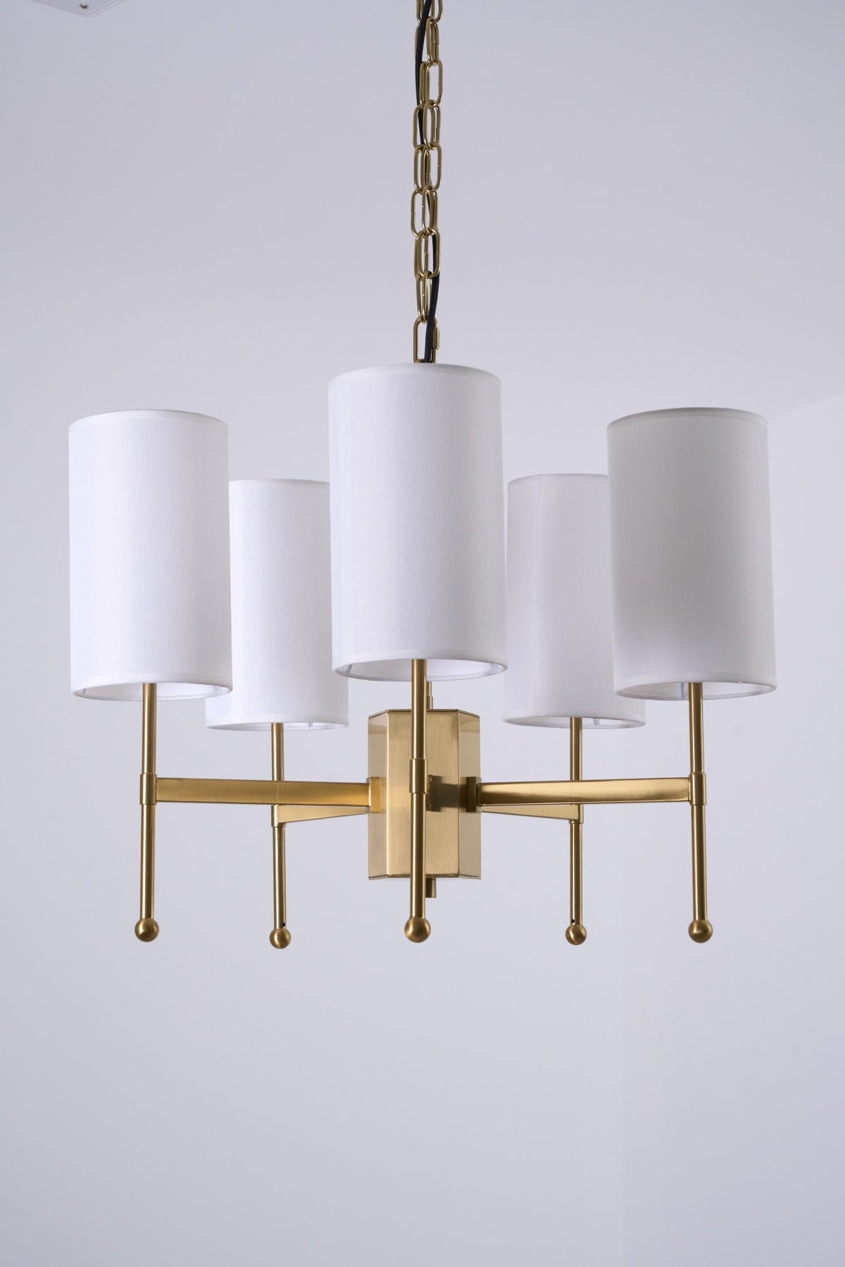Ulcarisra Traditionele Vintage Kroonluchter van messing met Stoffen