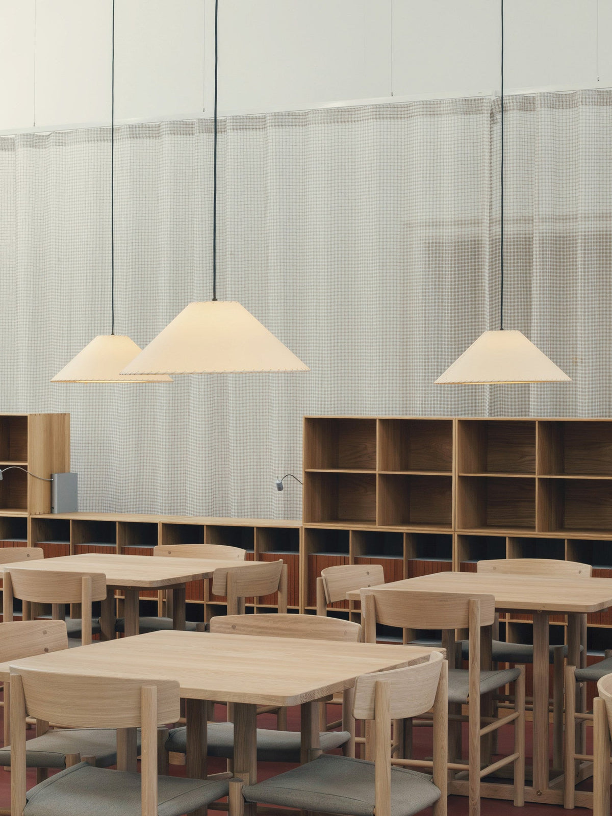 Ormondleigh stoffen kegelvormige hanglamp