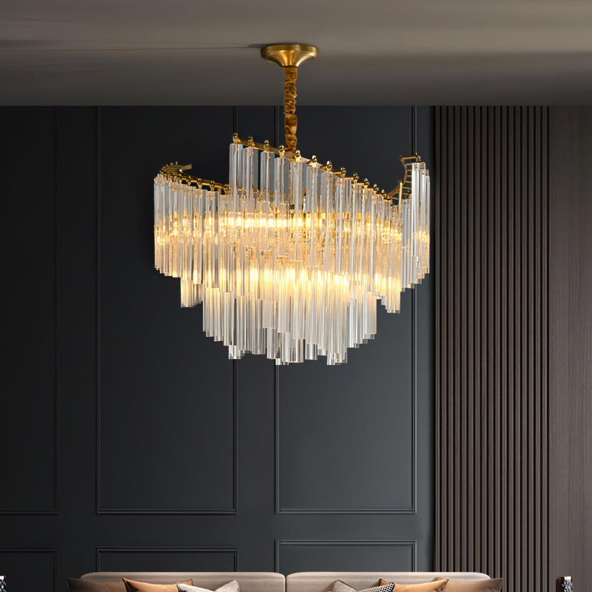 Ala Postmodern luxe Brinicle Kristal Kroonluchter