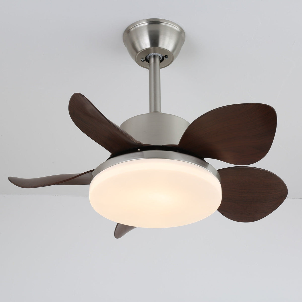 Alenya plafondventilator met verlichting van walnoothout