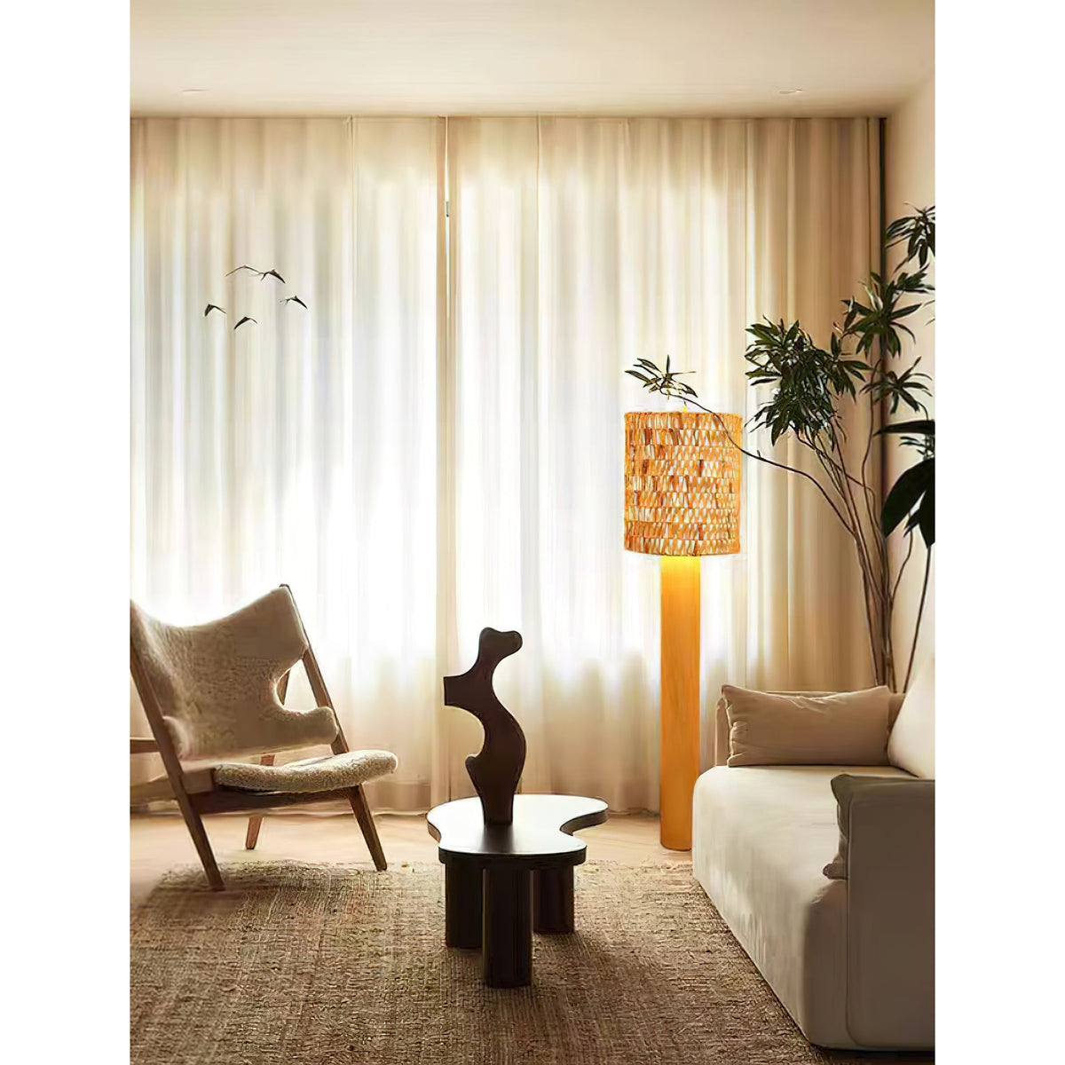 Lorenzo vloerlamp