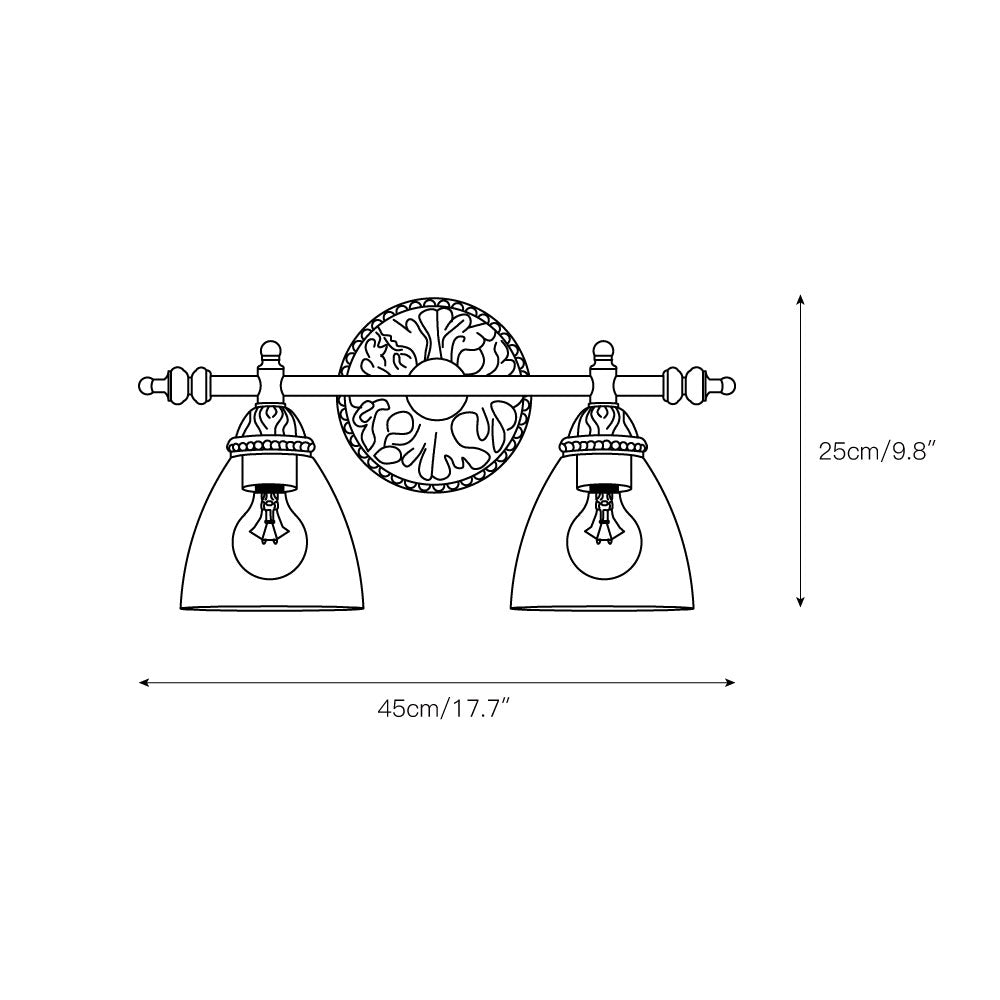Sidonie wandlamp