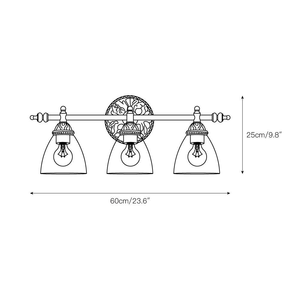 Sidonie wandlamp