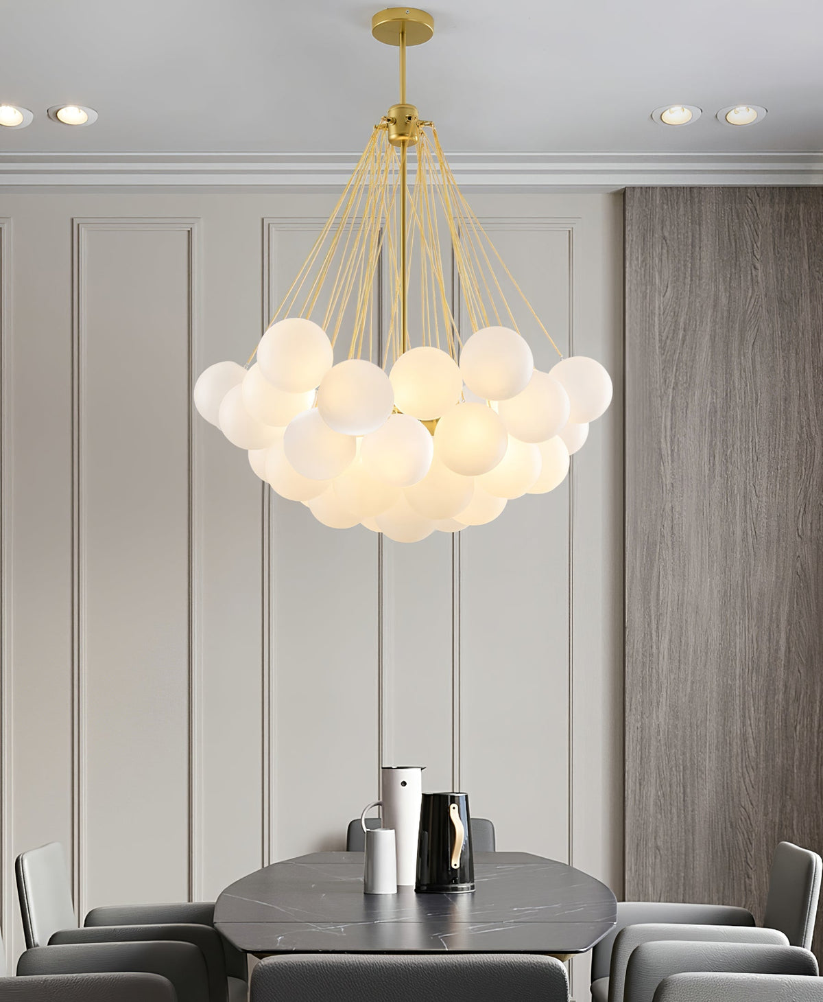 Eiririra Kroonluchter Bubble Matglas