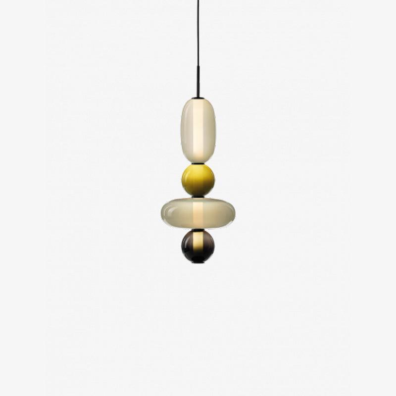 Daelen hanglamp van glas en acryl