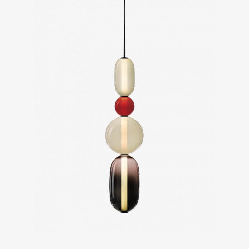 Daelen hanglamp van glas en acryl