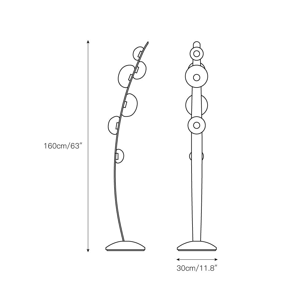 Ciraaya vloerlamp