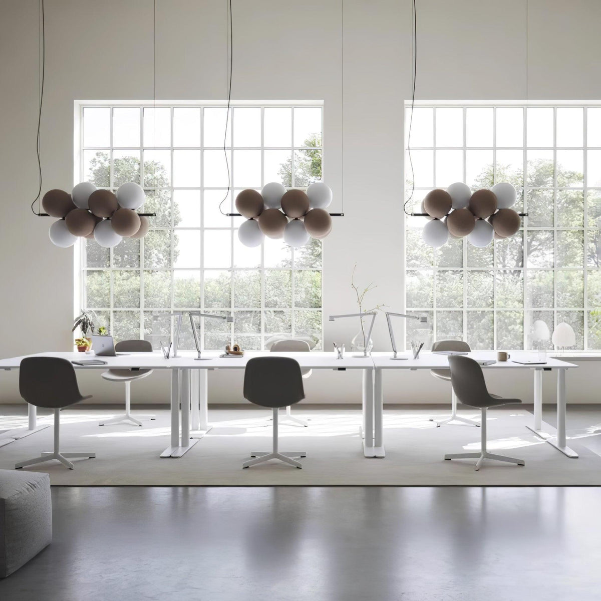 Blanor Industriële artistieke hanglamp