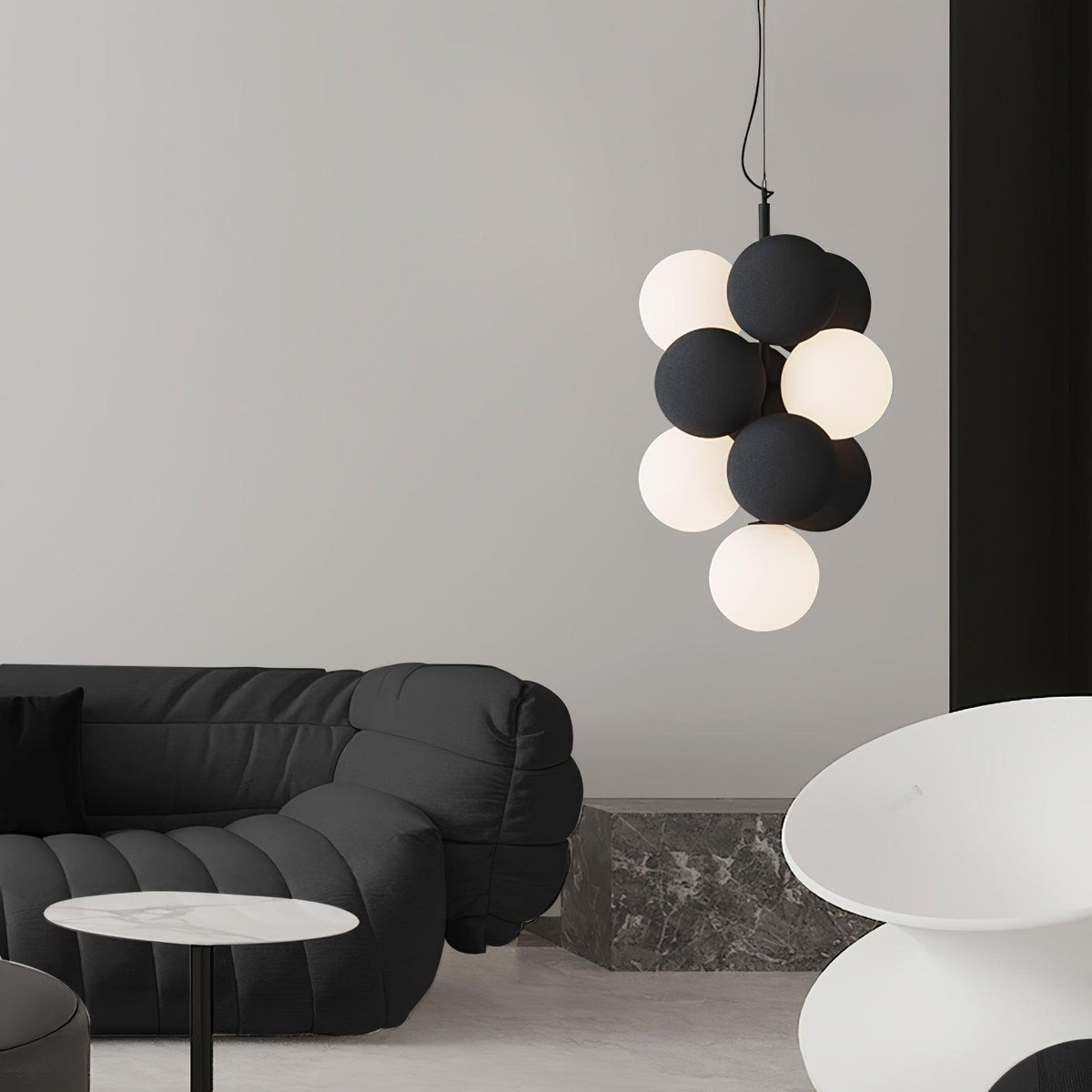 Blanor Industriële artistieke hanglamp