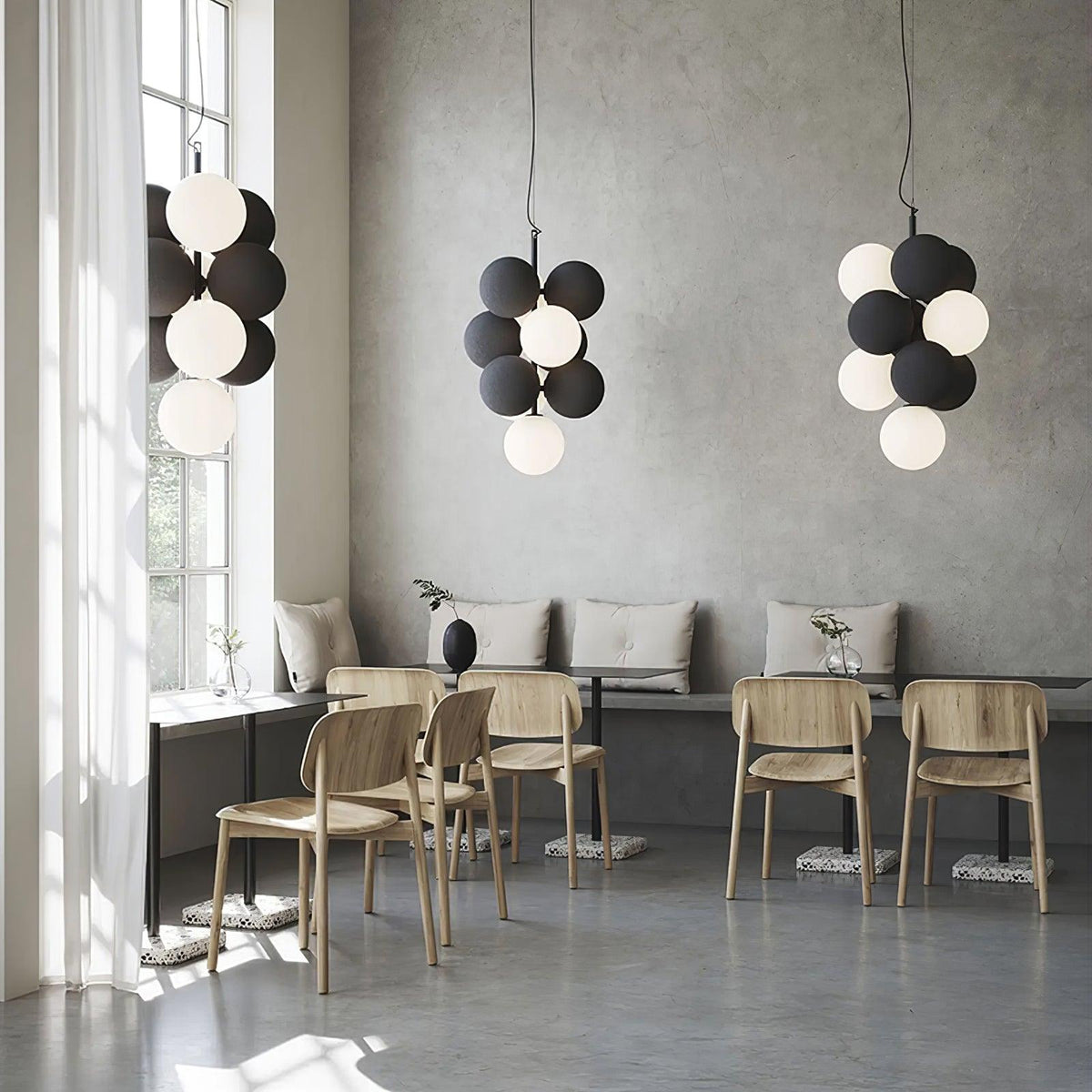 Blanor Industriële artistieke hanglamp