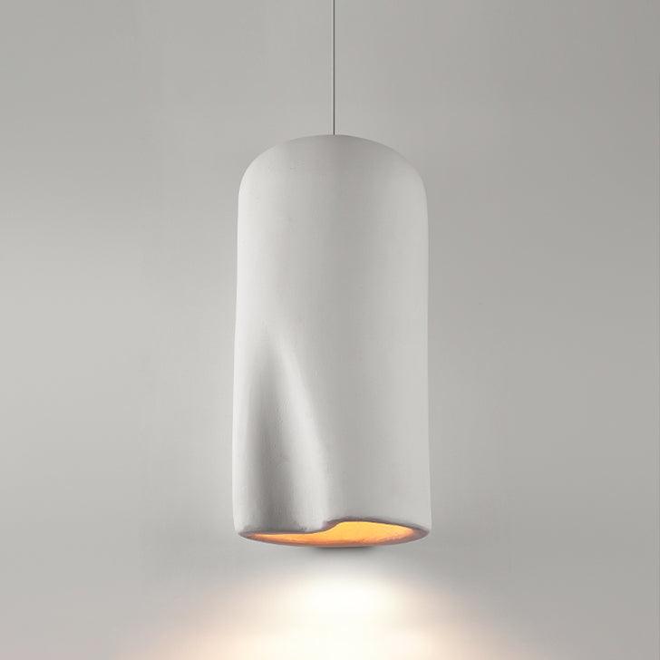 Nuo hanglamp Plaster Ronde Koepel Wabi Sabi
