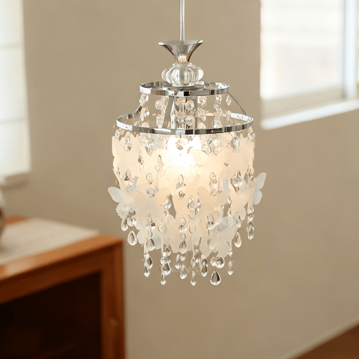 Quenby Butterfly kristal hanglamp