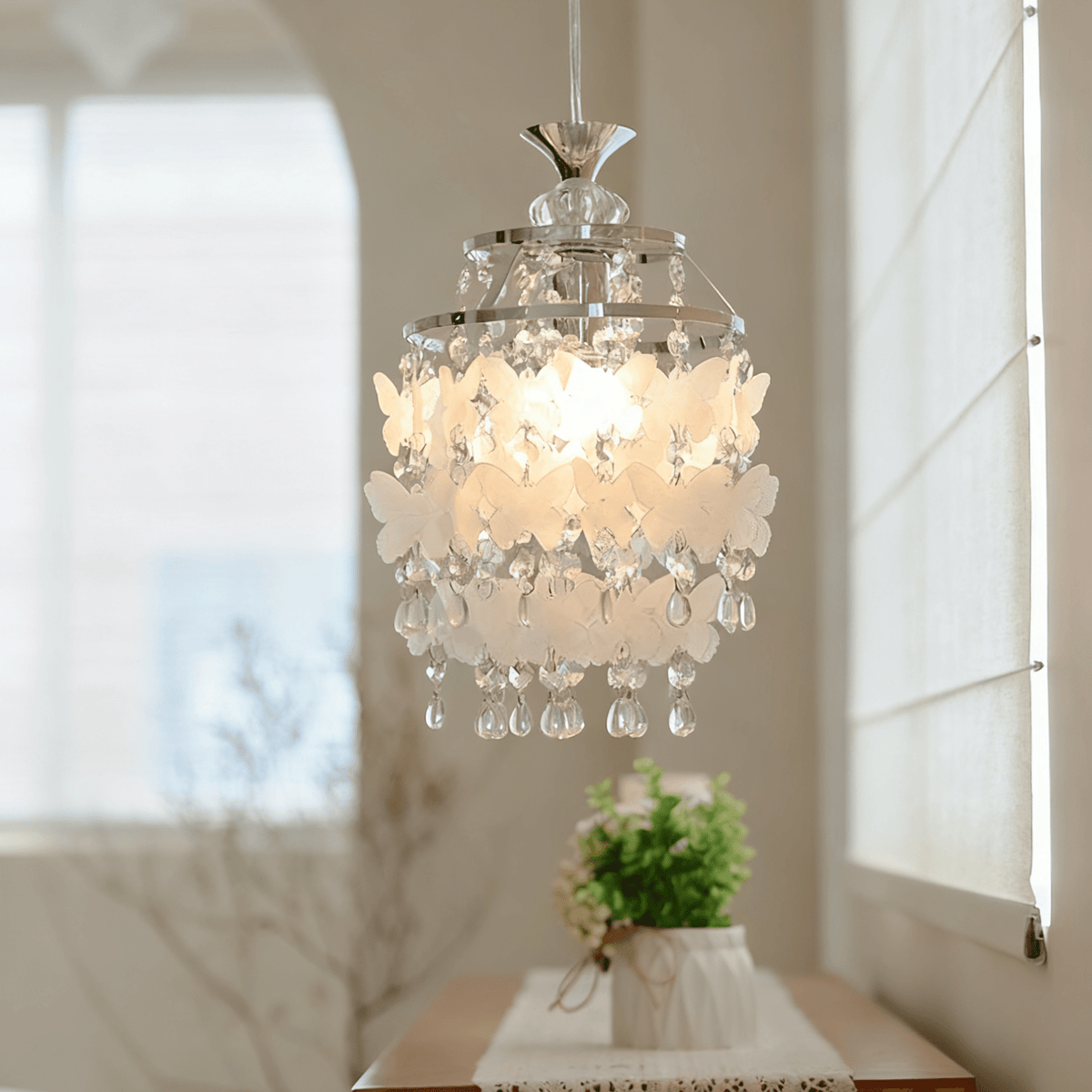 Quenby Butterfly kristal hanglamp
