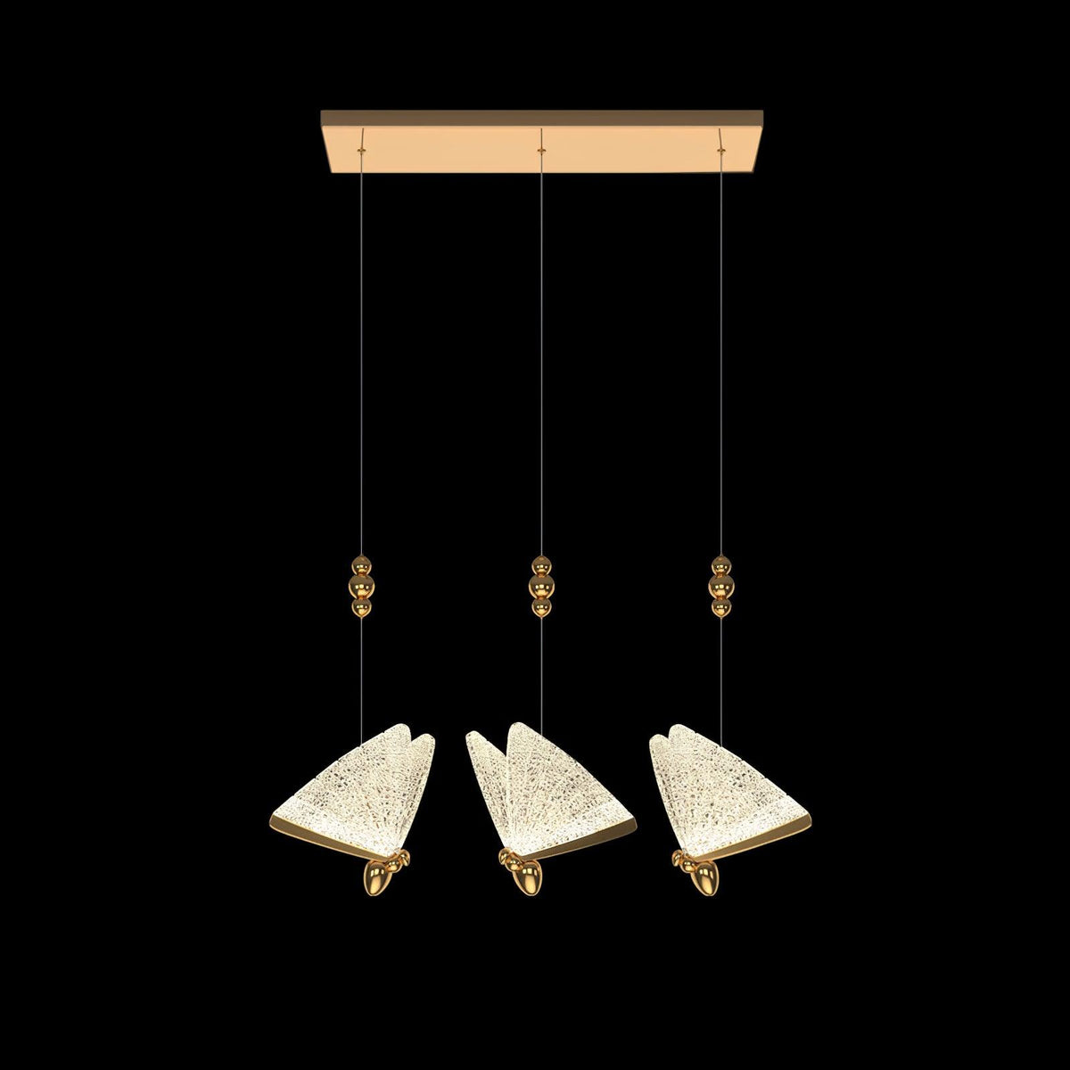 Elaaneria Moderne hanglamp met vleugelvorm