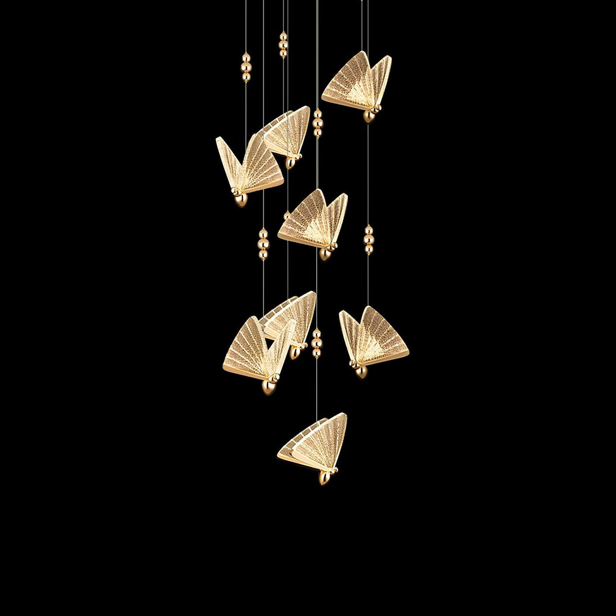 Elaaneria Moderne hanglamp met vleugelvorm