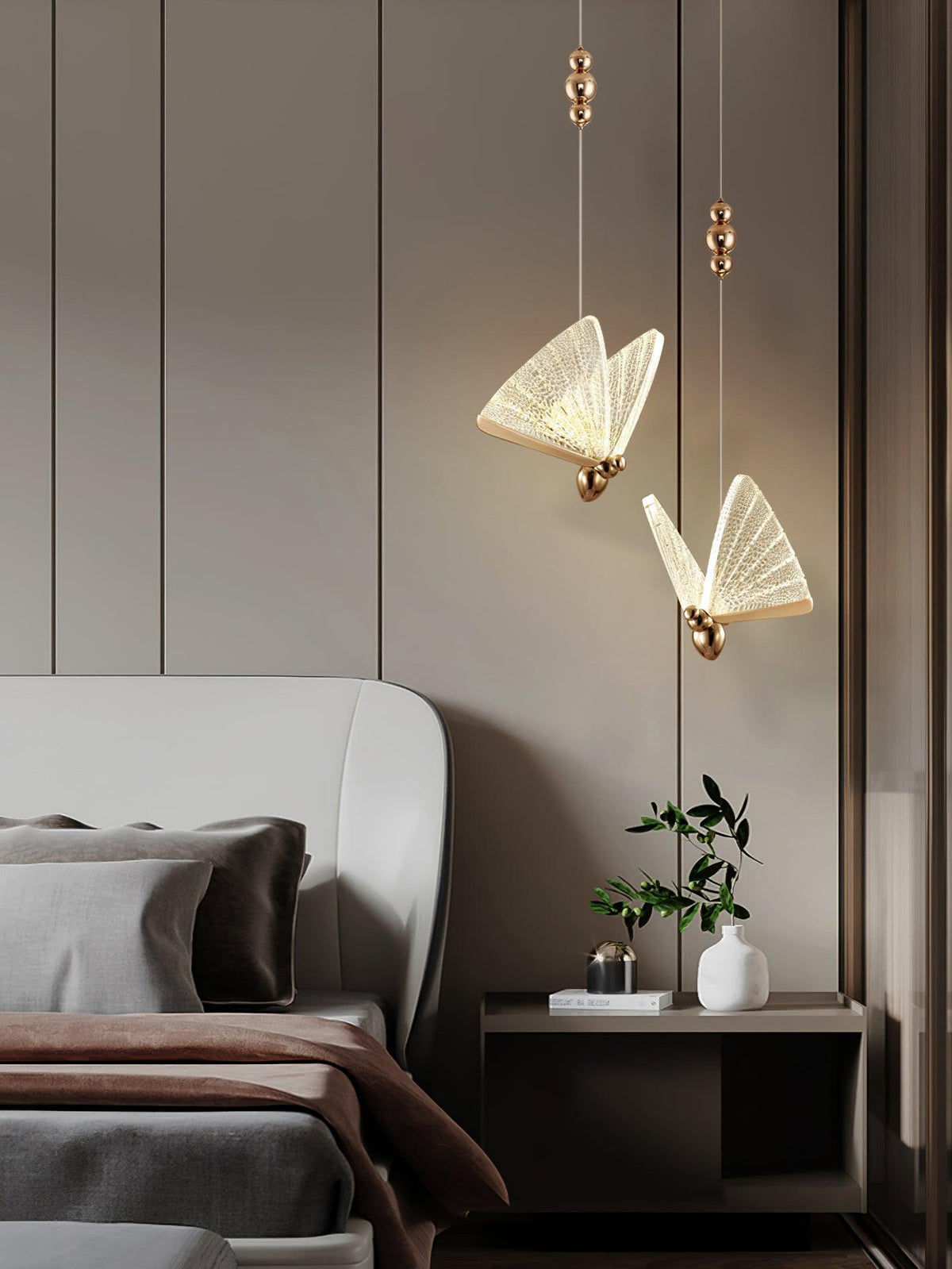 Elaaneria Moderne hanglamp met vleugelvorm