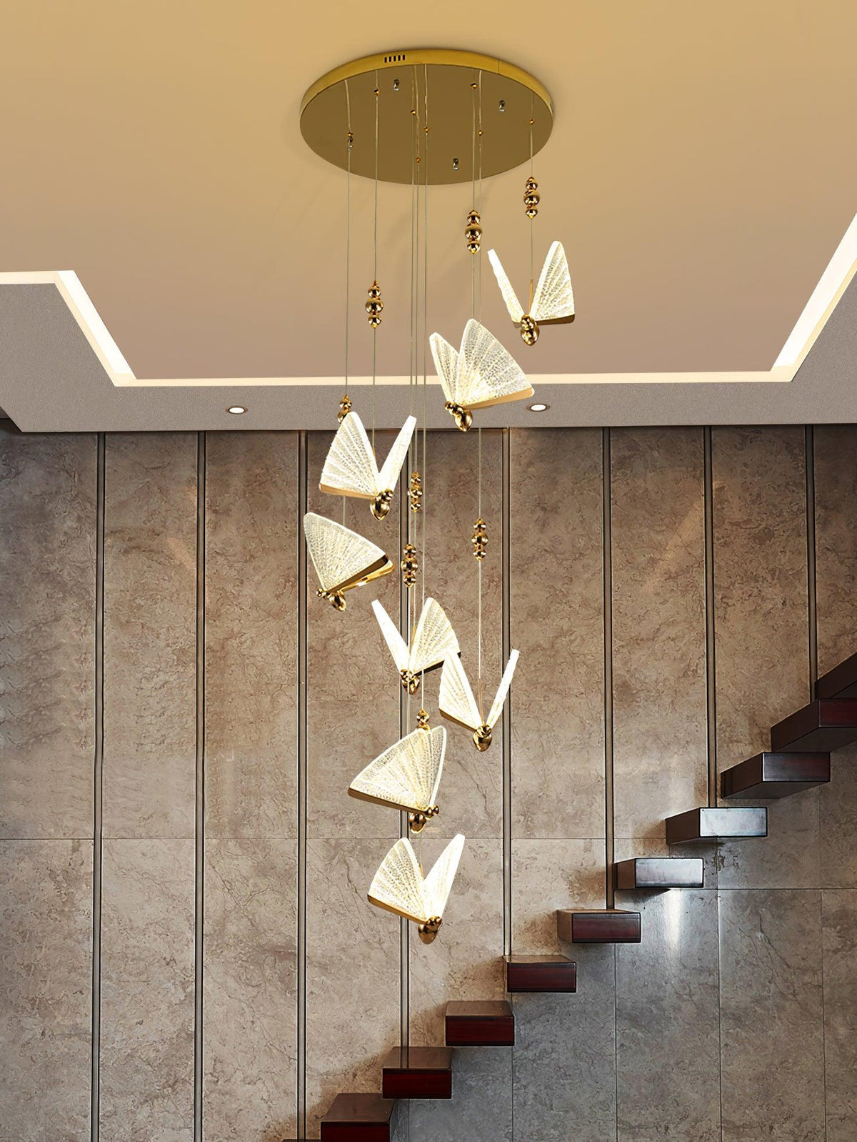 Elaaneria Moderne hanglamp met vleugelvorm