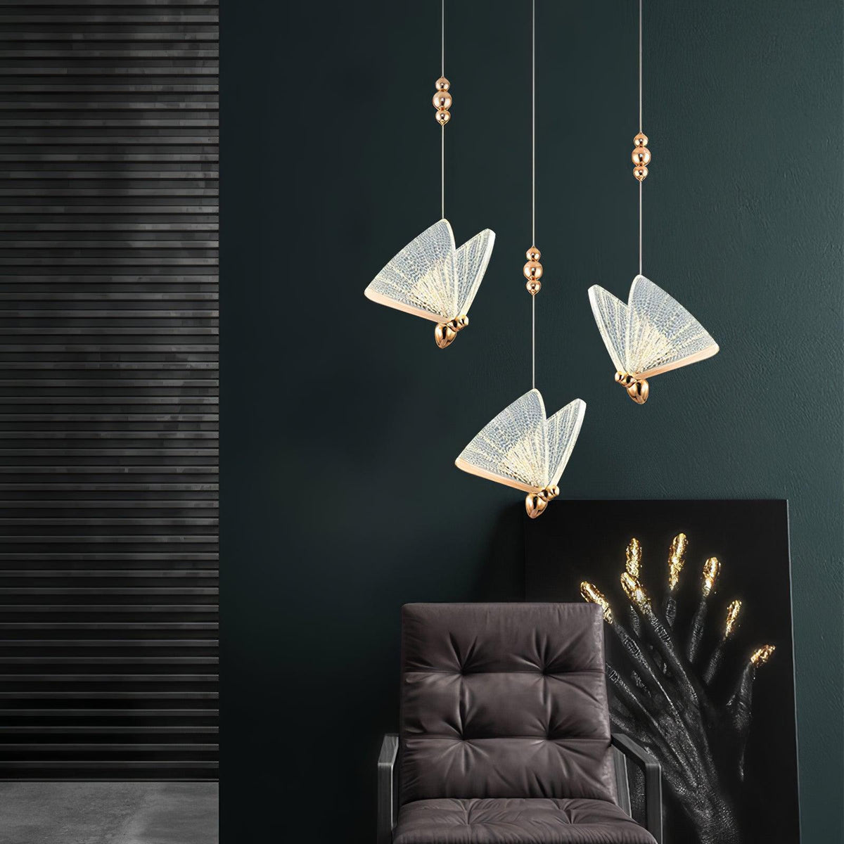 Elaaneria Moderne hanglamp met vleugelvorm