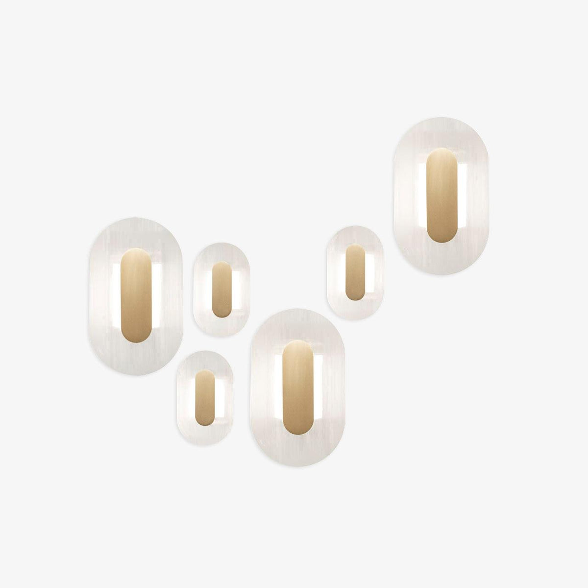 Dexven Premium Noords Kunst Knopglas wandlamp van glas