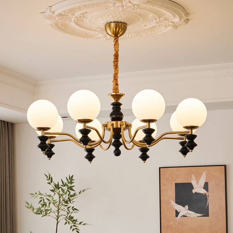 Ordore Traditionele Elegantie Vintage Houten Kroonluchter