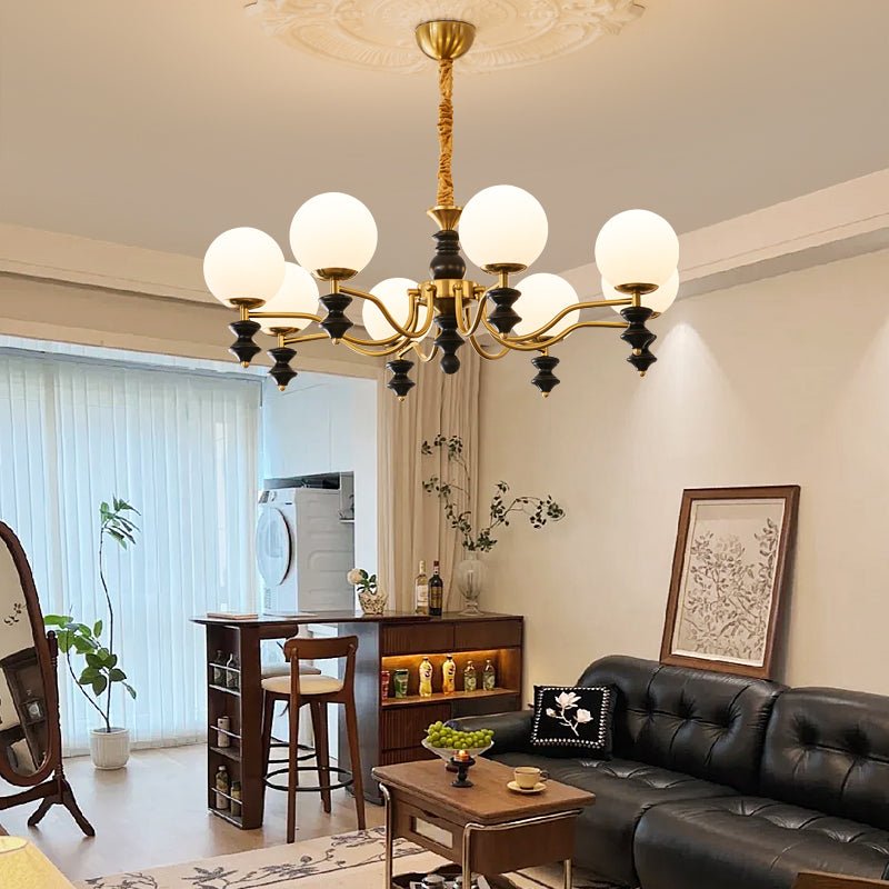 Ordore Traditionele Elegantie Vintage Houten Kroonluchter
