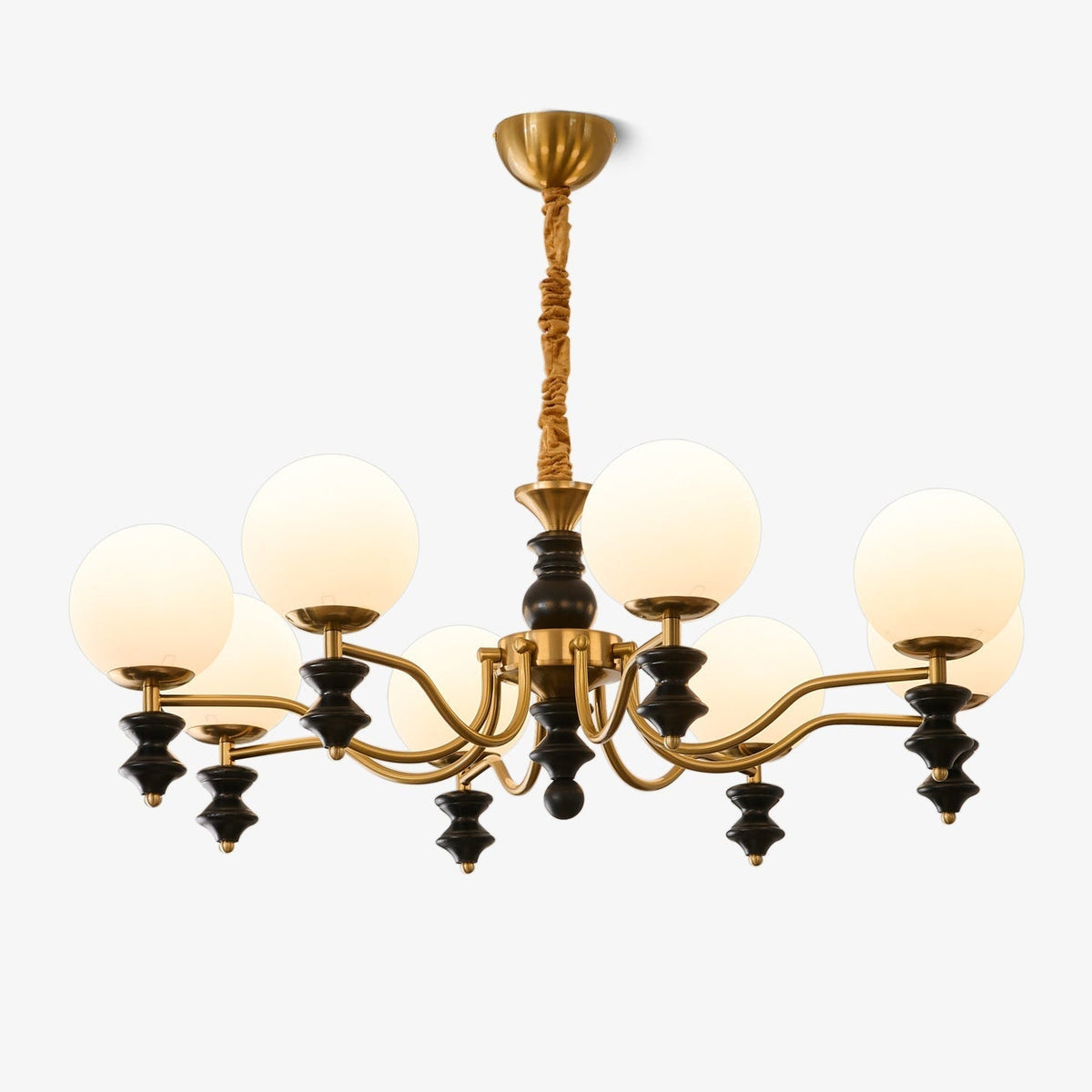 Ordore Traditionele Elegantie Vintage Houten Kroonluchter