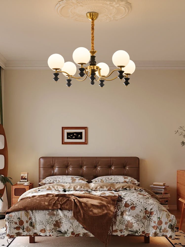 Ordore Traditionele Elegantie Vintage Houten Kroonluchter