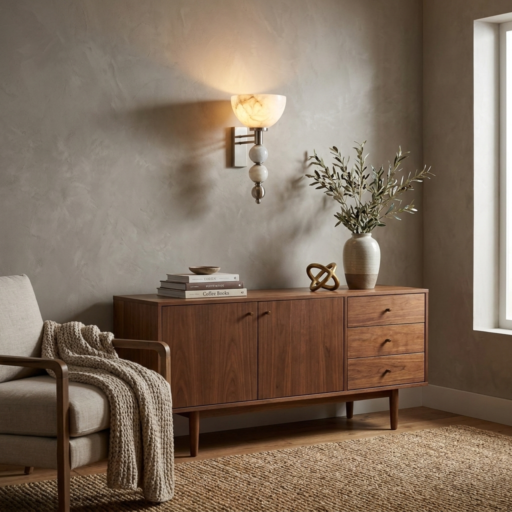Loxhurst Albasten wandlamp