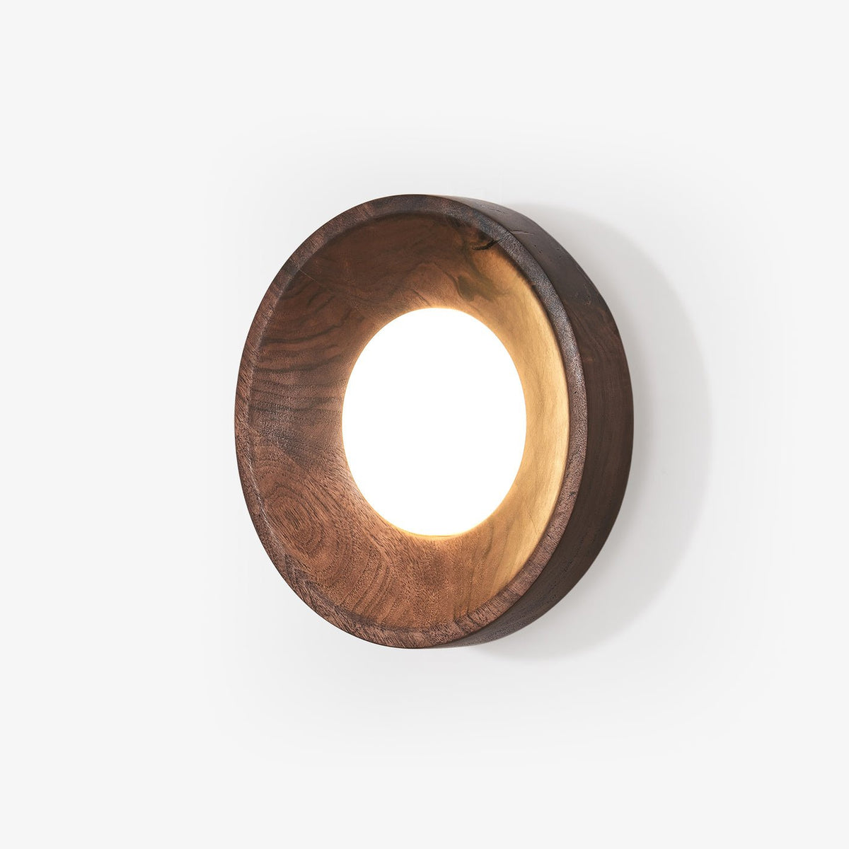 Aldaora Wandlamp Walnoot Hout Acryl