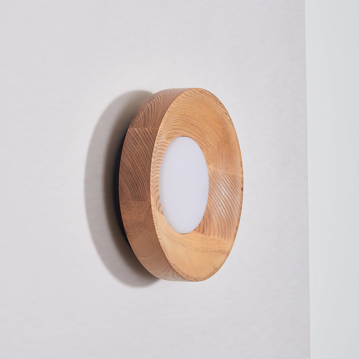 Aldaora Wandlamp Walnoot Hout Acryl
