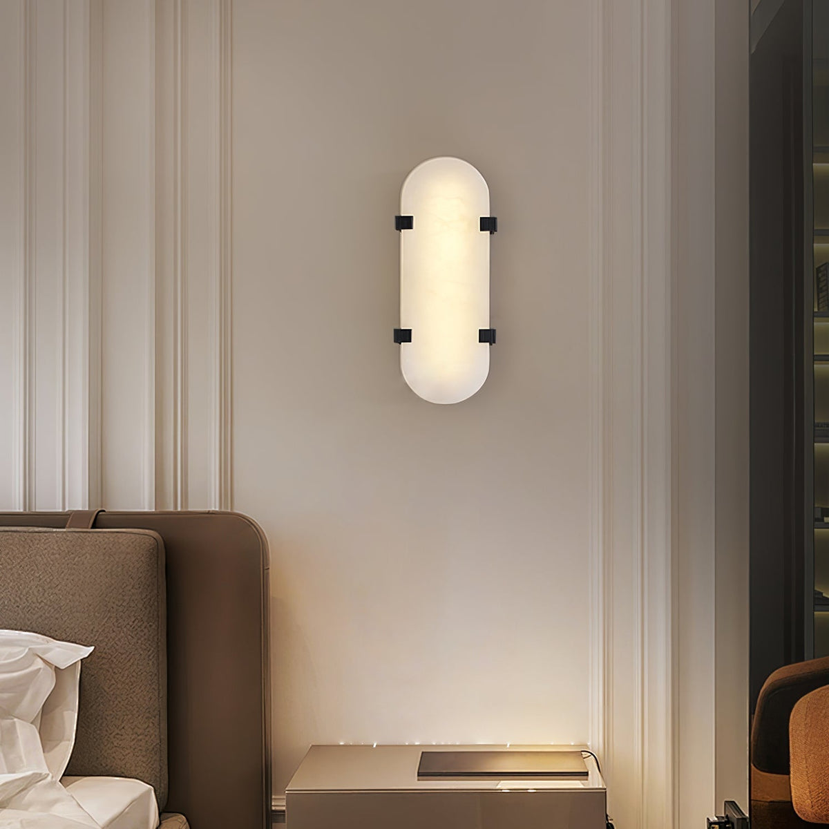 Nivanise Moderne wandlamp van albast
