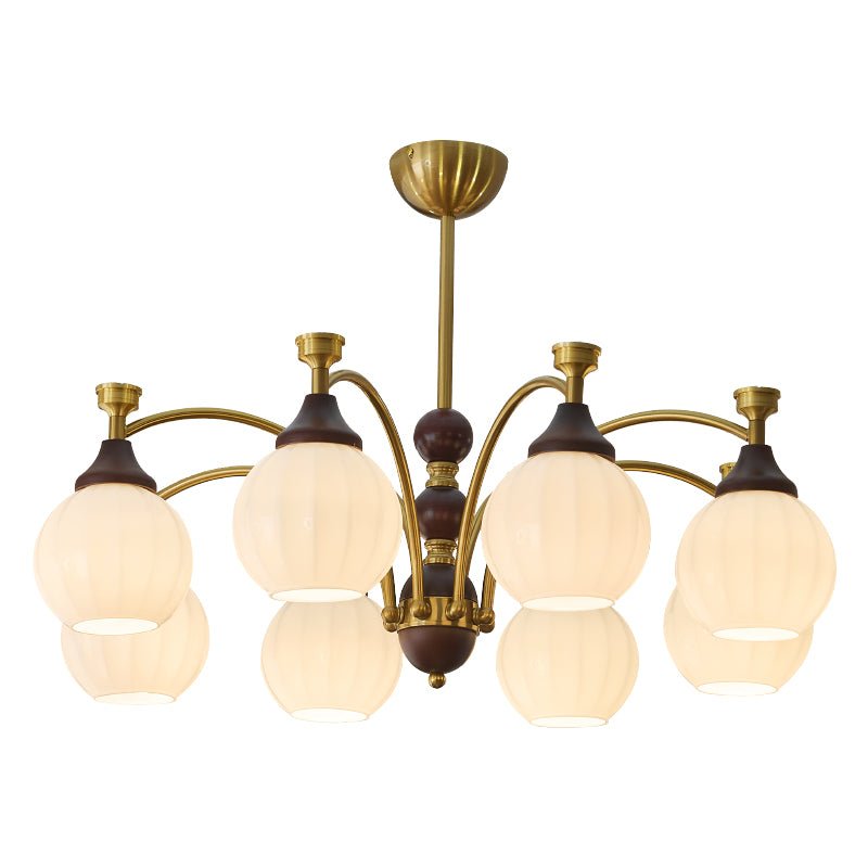 Illoros Traditionele Elegantie Houten Kroonluchter