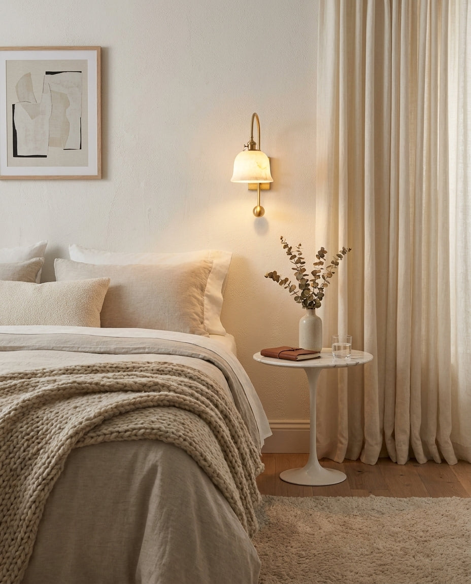 Jarrowhurst Albasten wandlamp