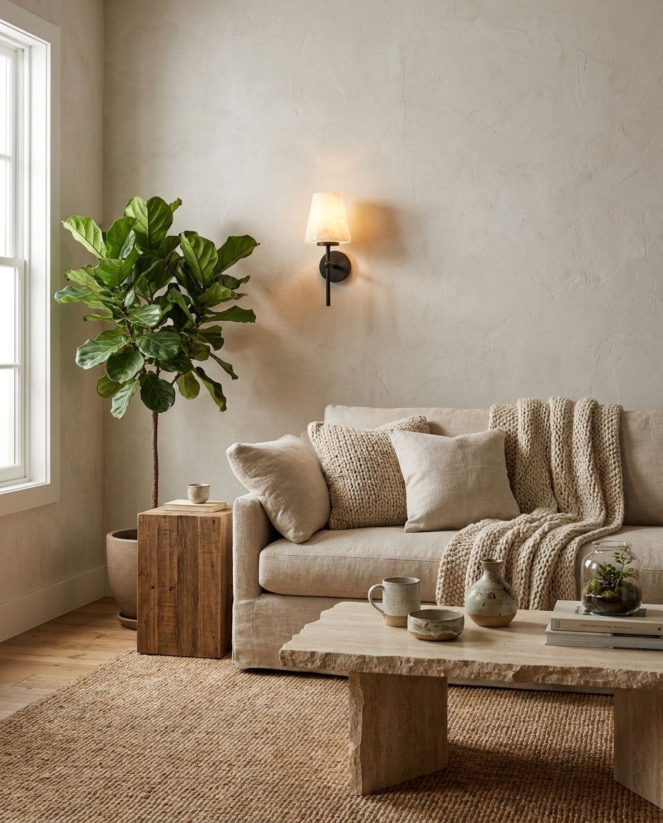 Corvenhurst Albasten wandlamp
