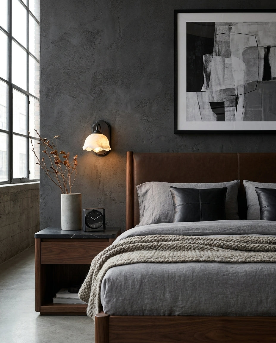 Oakenford Albasten wandlamp