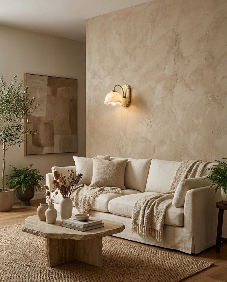 Oakenford Albasten wandlamp