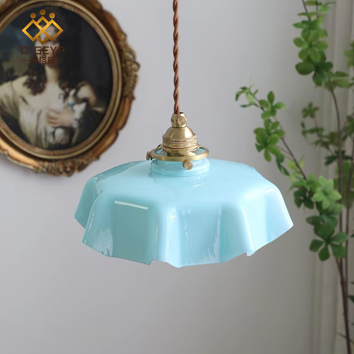 Liorivora hanglamp French Flower voor eetkamer