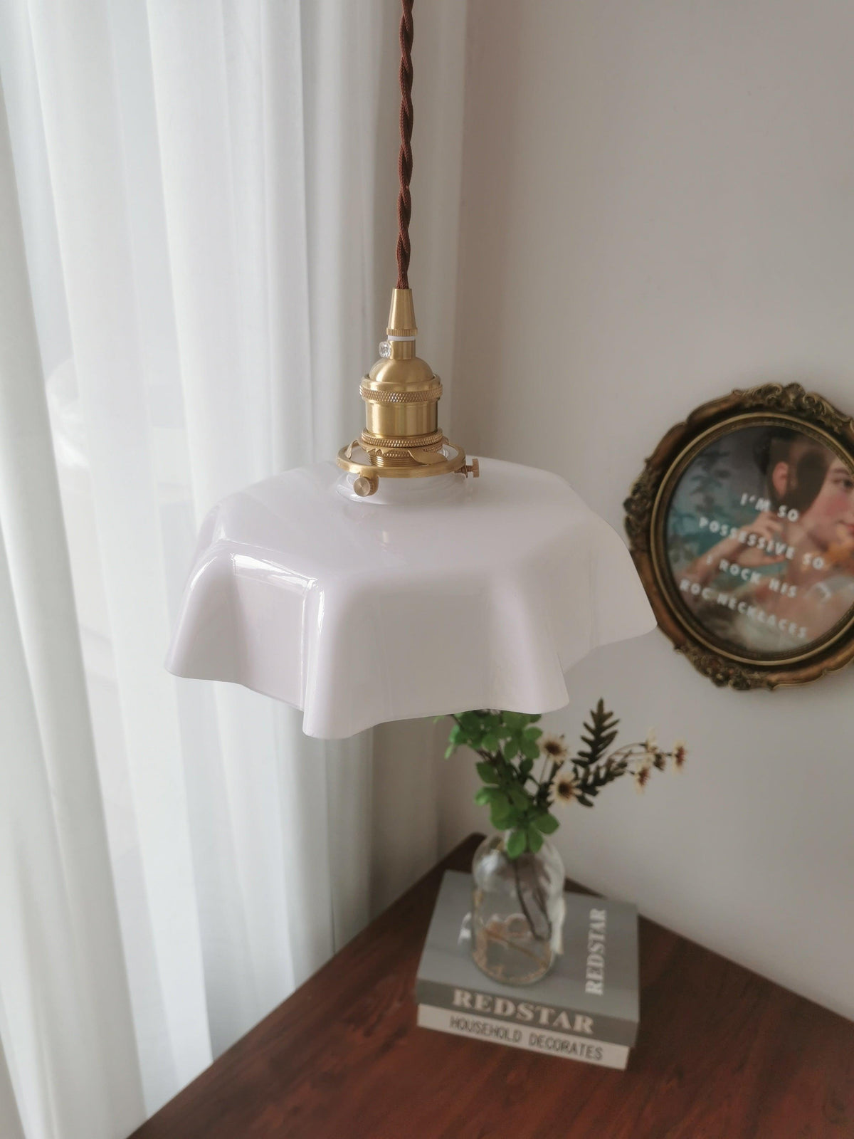 Liorivora hanglamp French Flower voor eetkamer